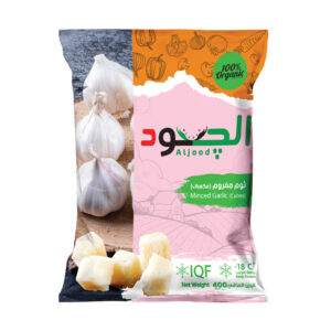 ثوم مفروم مكعبات